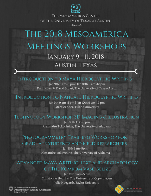 Workshop Flyer - The 2018 Mesoamerica Meetings