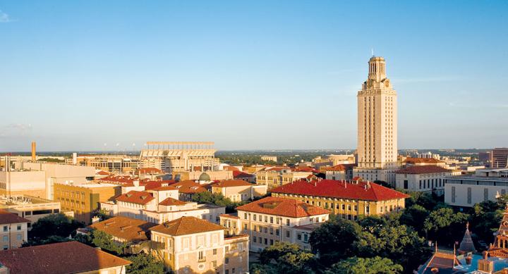 UT Austin campus view